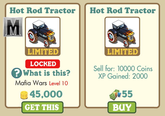 hot rod tractor farmville